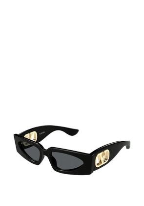 VALENTINO GARAVANI EYEWEAR VLogo Signature geometric-frame sunglasses - Black