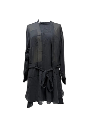 Isabel Marant Vintage belted long-sleeve dress - Black