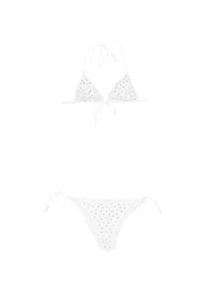 Oséree crystal-embellished bikini - White