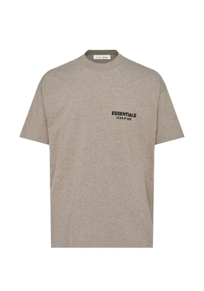 FEAR OF GOD ESSENTIALS Classic logo-print cotton T-shirt - Grey
