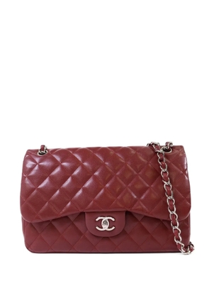 CHANEL Pre-Owned large Jumbo Classic Double Flap shoulder bag - Red