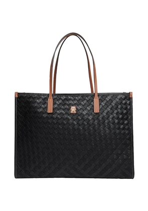 Tommy Hilfiger City TH woven-design tote bag - Black
