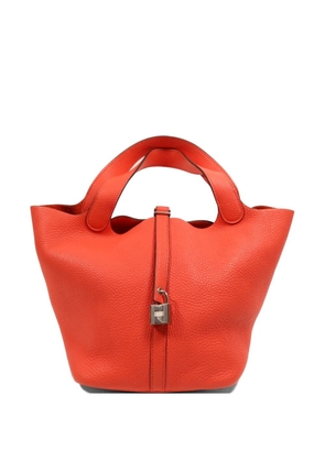 Hermès Pre-Owned MM Picotin leather tote bag - Red