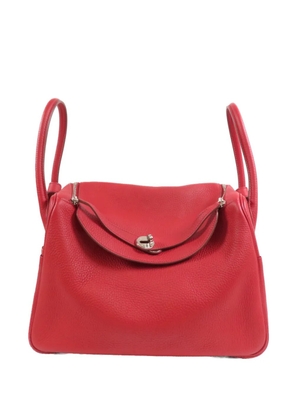 Hermès Pre-Owned Lindy leather tote bag - Red