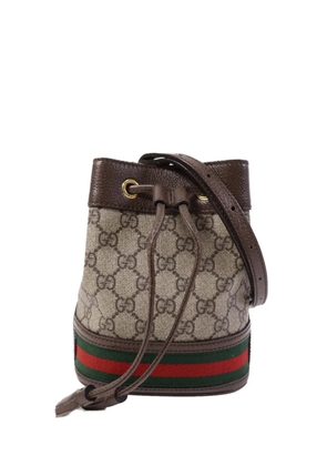 Gucci Pre-Owned mini Ophidia GG bucket bag - Neutrals