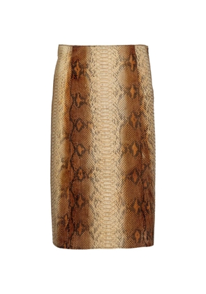 Prada Pre-Owned A-line skirt - Neutrals