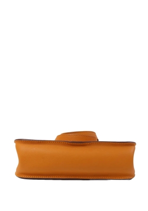 Hermès Pre-Owned Mini Halzan leather shoulder bag - Orange