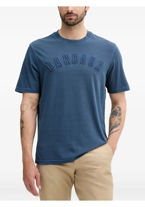 Barbour logo-embroidered T-shirt - Blue