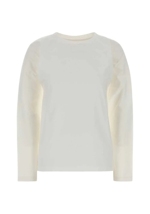 Jil Sander cut-out long-sleeve t-shirt - Neutrals