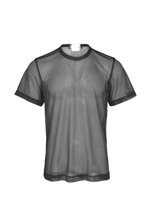 Comme des Garçons Homme Deux mesh short-sleeve T-shirt - Black