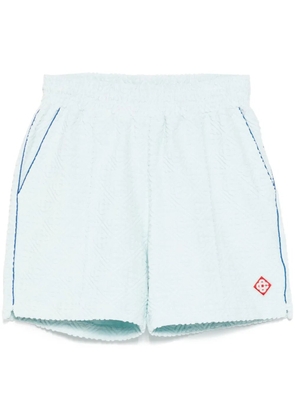 Casablanca logo patched short - Blue