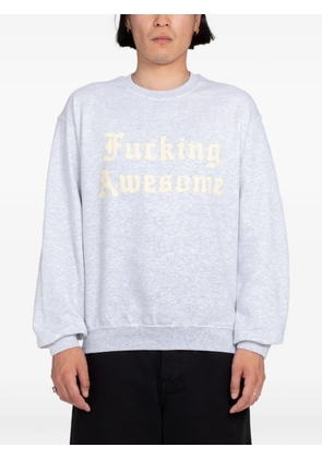 Fucking Awesome Ancient Script sweatshirt - Grey
