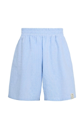 Family First striped seersucker shorts - Blue