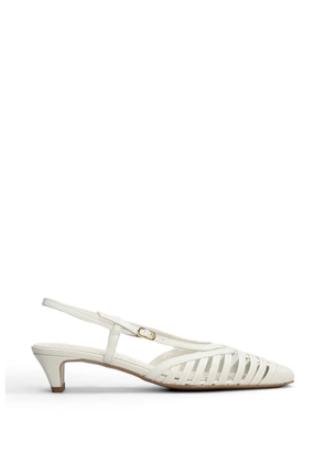 biancadi caged-design slingback pumps - Neutrals