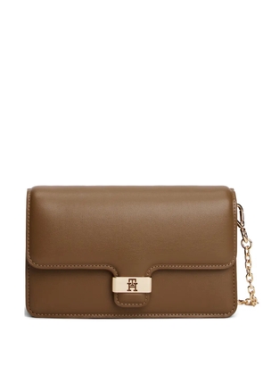 Tommy Hilfiger logo-detail cltuch bag - Brown