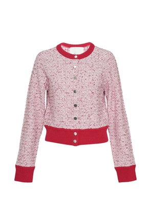 3.1 Phillip Lim long-sleeve crew-neck cardigan - Red