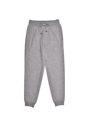 Brunello Cucinelli pinstripe-pattern trousers - Grey