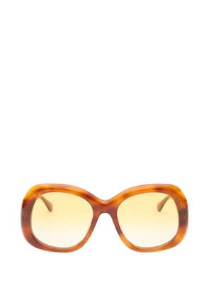 Simon Miller x Delarge Faro oversized-frame sunglasses - Brown