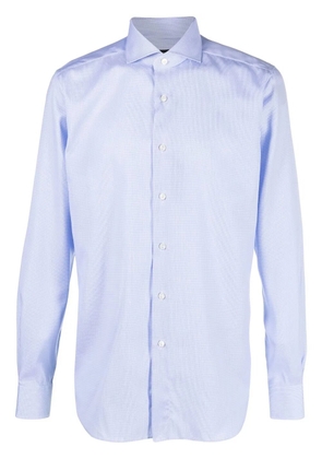 Dell'oglio long-sleeve cotton shirt - Blue