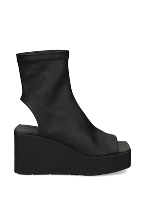 Vic Matie cut-out wedge sandals - Black