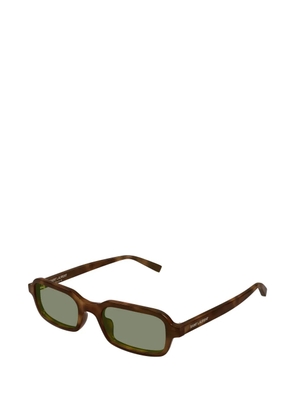 Saint Laurent Eyewear SL 908 rectangle-frame sunglasses - Brown
