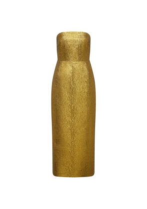 Simon Miller Verdelle strapless midi dress - Gold