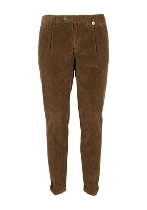 Myths corduroy tapered trousers - Brown
