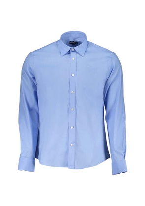 North Sails embroidered-logo poplin shirt - Blue