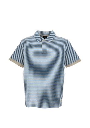 Paul Smith striped short-sleeve polo shirt - Blue