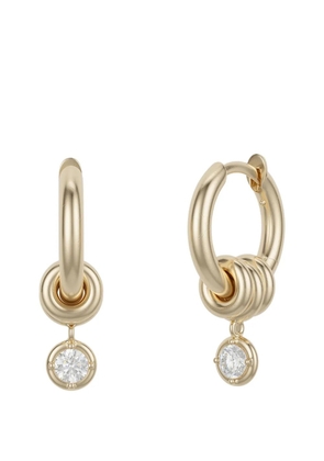 Spinelli Kilcollin Zahra diamond hoop earrings - Gold