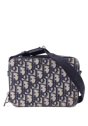Christian Dior Pre-Owned Oblique canvas shoulder bag - Blue
