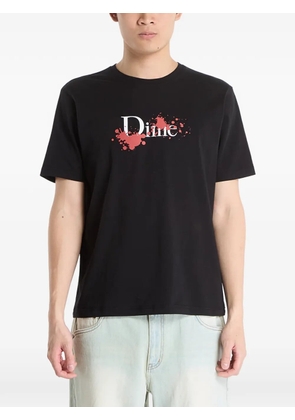dime logo-print T-shirt - Black