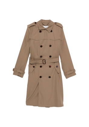 Burberry double-breasted belted trench coat - Brown