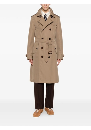 Burberry double-breasted belted trench coat - Brown