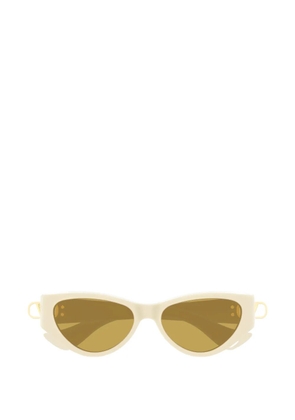 VALENTINO GARAVANI EYEWEAR VLogo cat-eye sunglasses - Neutrals