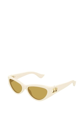 VALENTINO GARAVANI EYEWEAR VLogo cat-eye sunglasses - Neutrals