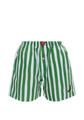 Hanro x Charlotte Adam striped shorts - Green