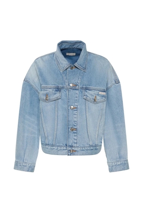 Calvin Klein logo-patch denim jacket - Blue