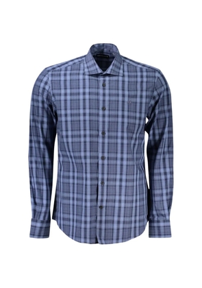 North Sails plaid-pattern long-sleeve shirt - Blue
