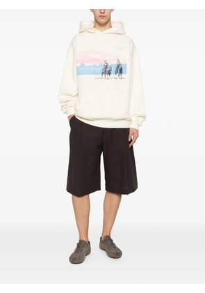 One Of These Days graphic-print hoodie - White