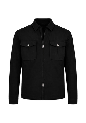 Kiton flap-pocket jacket - Black