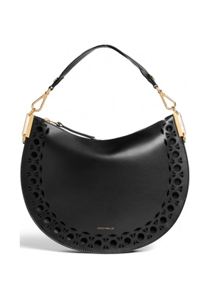 Coccinelle medium Sunup leather shoulder bag - Black