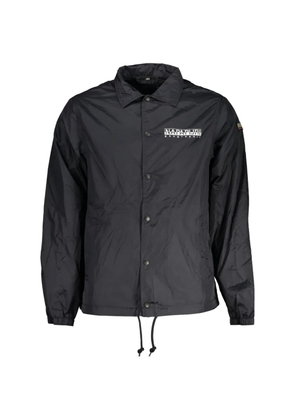 Napapijri Canar logo-print jacket - Black