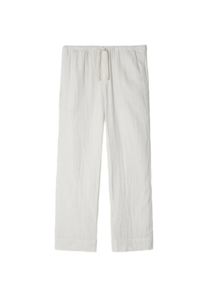 Save Khaki United drawstring-waist trousers - White