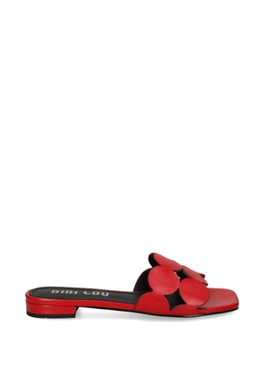 Bibi Lou Onami cut-out leather sandals - Red