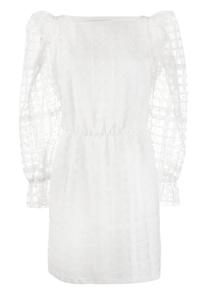 Philosophy Di Lorenzo Serafini lace mini dress - White