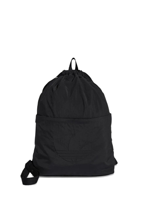 adidas logo-embossed drawstring backpack - Black