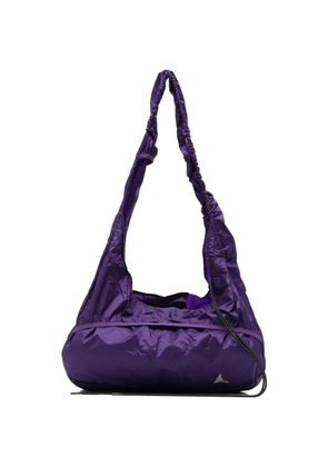 ROA Laki ripstop-texture shoulder bag - Purple