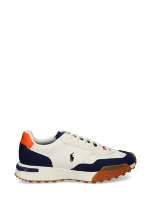 Polo Ralph Lauren logo-embroidered panelled sneakers - White