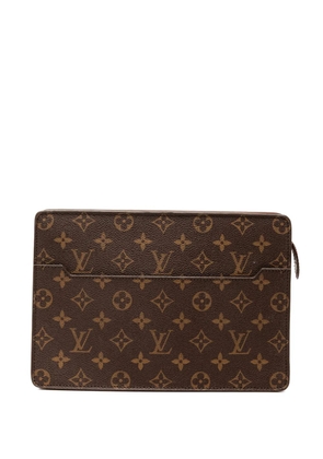 Louis Vuitton Pre-Owned 1999 Monogram Pochette Homme clutch bag - Brown